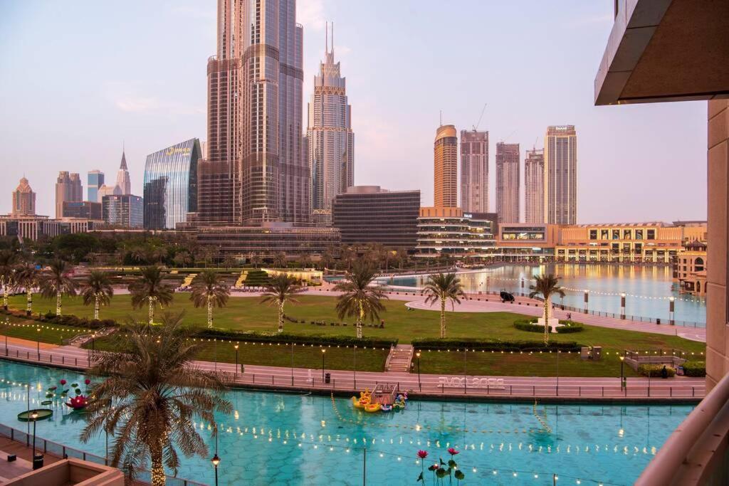 First Class 2Br With Full Burj Khalifa And Fountain View Дубай Экстерьер фото